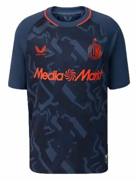 T-shirt à Manches Courtes Third Feyenoord 26/27 Mood Indigo / Seaborne / Deep Well M