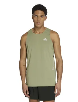 Maglietta Senza Maniche Adi365 Running Climacool Iconic Tent Green / Halo Green S