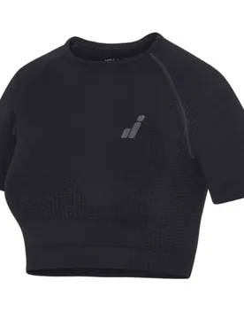 T-shirt Sans Manches Ana Crop Black / Black 01 XL
