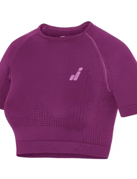 T-shirt Sans Manches Ana Crop Dark Orchid-Dark Orchid S