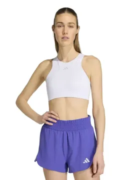 Soutien-gorge De Sport à Impact Moyen Tech Intensity Workout Frozen Purple L
