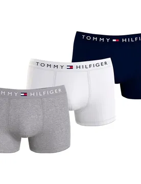 Boxers Um0um03908 Trunk 3 Unità Grey Heather / White / Desert Sky S