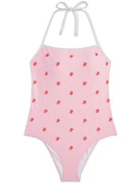 Maillot De Bain Uw0uw06540 Halter Rose Petal / White M
