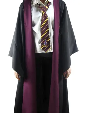 Robe Sweat Harry Potter Gryffindor Black / Burgundy S unisex