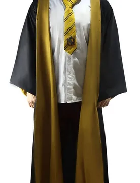 Robe Sweat Harry Potter Hufflepuff Black / Yellow M unisex