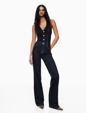 Mono Largo Denim Mujer S Marino