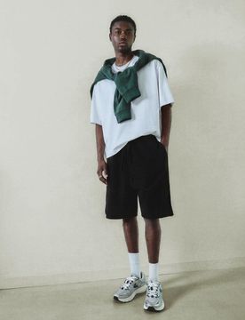 Bermuda Twill Hombre Xl Negro