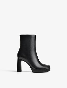 Bottines À Talon Plateforme 36 Noir