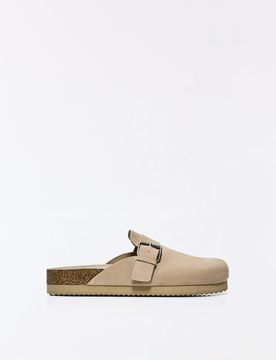 Mules Avec Boucle 41 Taupe