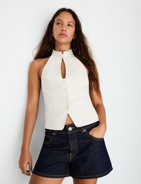 Short Denim 90´S Mujer 34 Marino