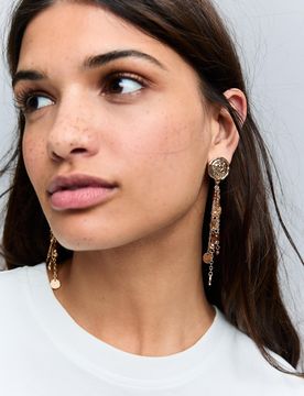 Pendientes Cascada Mujer Oro