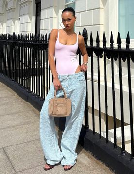 Jeans Barrel Polly Pocket 38 Bleu Clair