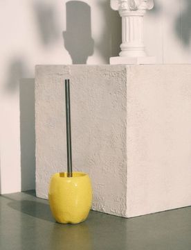 Spazzola per WC a forma di limone - giallo