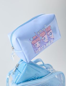 Borsa da toilette Disney Princess - blu pallido