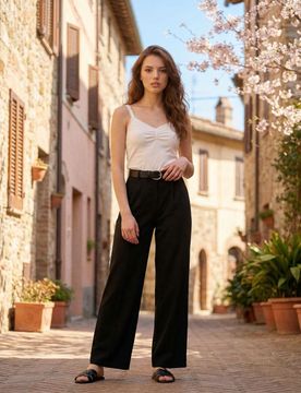 Sinsay - Top in cotone - panna