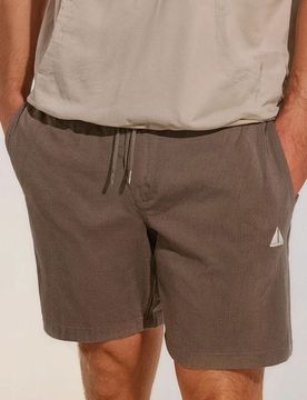 Sinsay - Shorts slim fit - caffè