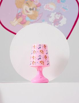 Lampada da comodino LED PAW Patrol - rosa