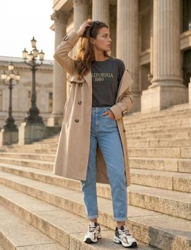 T-shirt in cotone - grigio scuro
