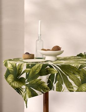 Tovaglia con motivo floreale - verde
