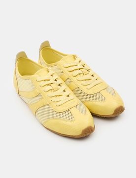 Sinsay - Sneakers con mesh - giallo