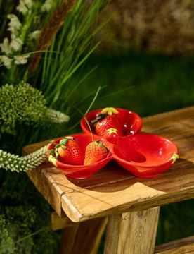 Ciotola in ceramica - rosso