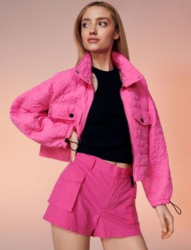 Pantaloncini in cotone - rosa shocking