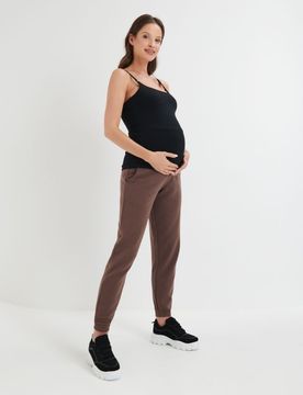 Pantaloni da tuta MAMMA - marrone scuro