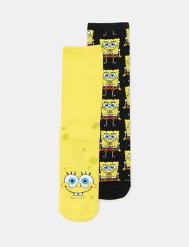 Calzini a coste 2 pack SpongeBob - multicolor