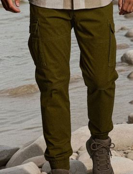 Sinsay - Pantaloni cargo - khaki