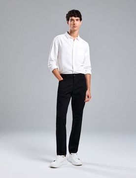 Sinsay - Pantaloni slim - nero