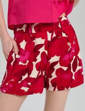 Pantaloncini in viscosa - multicolor