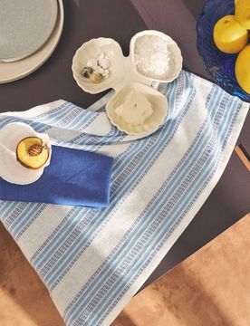 Set di strofinacci da cucina con motivo marino 3 pack - blu