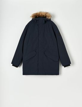 Sinsay - Giacca parka - blu scuro