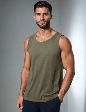 Sinsay - Canotta in cotone - khaki