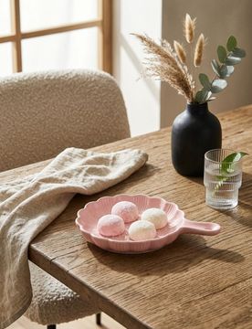 Alzata per dolci - rosa pastello