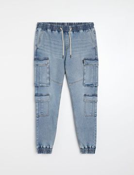 Sinsay - Jogger in denim - blu