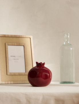 Decorazione da terra a forma di melograno - rosso