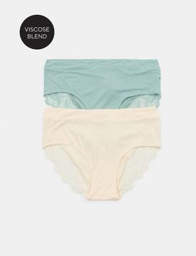 Confezione da 2 paia di slip hipster - multicolor