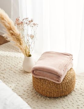 Coperta per bambini - rosa pastello