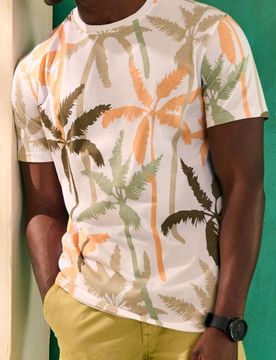 Sinsay - T-shirt - panna