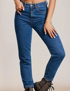 Sinsay - Jeans mom fit - blu scuro