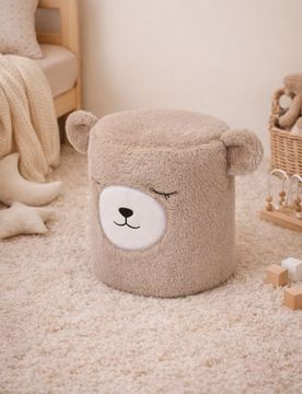 Pouf a forma di orsetto - beige