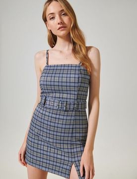 Sinsay - Mini vestito - blu