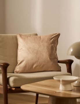 Federa con motivo goffrato - beige