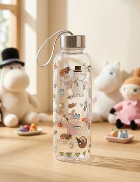 Borraccia con tappo a vite e manico The Moomins - multicolor