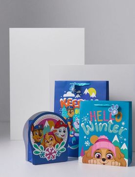 Borse regalo natalizie PAW Patrol set da 3 - multicolor
