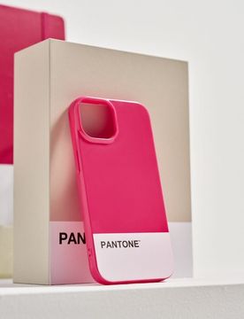 Custodia per iPhone 13/14 Pantone - rosa shocking