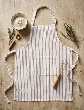 Grembiule da cucina con tasca - panna