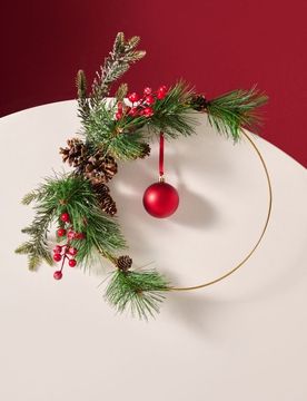 Ghirlanda decorativa - rosso