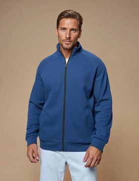 Sinsay - Felpa bomber - grey blue